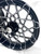 360 FAT TIRE BLACK CONTRAST CUT "RONA" WHEELS 2009-2014 YAMAHA YZF R1