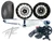 240 FAT TIRE KIT BLACK CONTRAST MAYHEM WHEELS CHROME ARM 08-20 SUZUKI GSXR600750