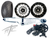 240 FAT TIRE KIT BLACK CONTRAST MAYHEM WHEELS CHROME ARM 06-07 SUZUKI GSXR600750