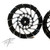 240 FAT TIRE KIT BLACK CONTRAST MAYHEM WHEELS CHROME ARM 06-07 SUZUKI GSXR600750