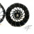 240 FAT TIRE KIT BLACK CONTRAST MAYHEM WHEELS CHROME ARM 06-07 SUZUKI GSXR600750