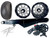 240 FAT TIRE KIT BLACK CONTRAST CUT RONA WHEELS BLACK ARM 12-22 NINJA ZX14R
