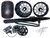 330 FAT TIRE KIT BLACK CONTRAST RONA WHEELS BLACK ARM 09-20 SUZUKI GSXR 1000