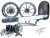 240 FAT TIRE KIT CHROME OMNI WHEELS CHROME LOOP ARM 13-20 SUZUKI HAYABUSA ABS