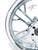 240 FAT TIRE KIT CHROME KILO WHEELS CHROME STEALTH ARM 2022-2024 SUZUKI HAYABUSA
