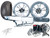 240 FAT TIRE KIT CHROME KILO WHEELS CHROME LOOP ARM 01-05 SUZUKI GSXR 600 750