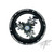 240 FAT TIRE KIT BLACK CONTRAST KANJI WHEEL CHROME STEALTH 13-20 SUZUKI HAYABUSA