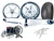 240 FAT TIRE KIT CHROME SPEED STAR WHEELS CHROME ARM 01-08 SUZUKI GSXR 1000