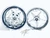 240 FAT TIRE KIT CHROME SPEED STAR WHEELS BLACK ARM 09-20 SUZUKI GSXR 1000