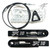 ZX10 BLACK CONTRAST SWINGARM EXTENSION KIT 3-9" OVER 12-21 KAWASAKI NINJA ZX10R