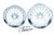 HAYABUSA 300 FAT TIRE CHROME STILETTO WHEELS 2022-2024 SUZUKI HAYABUSA ABS