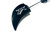 ZX-14 BLACK CONTRAST CUT ZX ENGRAVED FRONT AXLE WINGS 06-11 KAWASAKI NINJA ZX-14