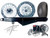 240 FAT TIRE KIT CHROME ICE WHEELS BLACK STEALTH ARM 2022-2024 SUZUKI HAYABUSA