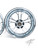 240 FAT TIRE KIT CHROME KILO WHEELS BLACK STEALTH ARM 99-07 SUZUKI HAYABUSA