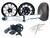 240 FAT TIRE KIT BLACK CONTRAST EMPIRE WHEELS CHROME ARM 13-20 SUZUKI HAYABUSA