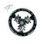 240 FAT TIRE KIT BLACK CONTRAST KANJI WHEELS STEALTH ARM 99-07 SUZUKI HAYABUSA