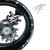 240 FAT TIRE KIT BLACK CONTRAST KANJI WHEELS STEALTH ARM 99-07 SUZUKI HAYABUSA