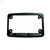 ALL THINGS CHROME BLACK CONTRAST LICENSE PLATE FRAME 06-11 KAWASAKI NINJA ZX-14