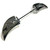ZX-14 CHROME ZX ENGRAVED FRONT AXLE WINGS 2006-2011 KAWASAKI NINJA ZX-14