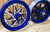 HAYABUSA STOCK SIZE BLUE-WHITE-BLACK SWITCHBACK WHEELS 08-12 SUZUKI HAYABUSA