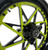 HAYABUSA STOCK SIZE BLACK-GREEN SWITCHBACK WHEELS 08-12 SUZUKI HAYABUSA