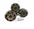 COMPLETE 360 FAT TIRE KIT 20" FRONTS BLACK & ORANGE Samurai Wheels CAN-AM SPYDER