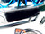 HAYABUSA 240 FAT TIRE KIT BLACK AND BLUE TORNADO WHEELS 08-12 SUZUKI HAYABUSA