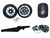 330 FAT TIRE KIT BLACK & BLUE SWITCHBACK BLACK ARM 2009-2014 YAMAHA YZF R1