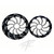 240 FAT TIRE KIT BLACK CUT CHAOS WHEELS CHROME ARM 08-20 SUZUKI GSXR 600 750