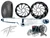 240 FAT TIRE KIT BLACK CUT CHAOS WHEELS CHROME ARM 06-11 KAWASAKI NINJA ZX-14