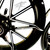 240 FAT TIRE KIT BLACK CONTRAST EMPIRE WHEEL BLACK ARM 22-24 SUZUKI HAYABUSA