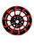 ZX 330 FAT TIRE KIT BLACK AND RED TORNADO WHEELS 2012-2020 KAWASAKI NINJA ZX-14