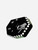 BLACK CONTRAST DIAMOND CUT KANJI ENGRAVED BILLET KEY COVER 22-24 SUZUKI HAYABUSA