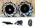 300 BLACK CONTRAST "NINA" FAT TIRE KIT BLK STEALTH ARM 06-07 SUZUKI GSXR 600 750