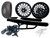 240 FAT TIRE KIT BLACK CONTRAST BANDIT WHEELS 12-22 KAWASAKI NINJA ZX-14R