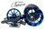 NINJA 240 FAT TIRE KIT BLACK AND BLUE TORNADO WHEELS 04-10 KAWASAKI NINJA ZX-10R