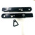 EXTRA LONG BLACK HAYABUSA SWINGARM EXTENSIONS 10-14" OVER 22-24 SUZUKI HAYABUSA