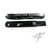 BLACK CONTRAST X-LONG SWINGARM EXTENSIONS BRAKE LINE 13-20 SUZUKI HAYABUSA