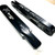 MONSTER BLACK ZX SWINGARM EXTENSIONS 9-14" OVER 06-11 KAWASAKI NINJA ZX-14