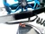 ZX 360 FAT TIRE KIT BLACK AND BLUE TORNADO WHEELS 2010-2015 KAWASAKI NINJA ZX-10