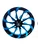 ZX 360 FAT TIRE KIT BLACK AND BLUE TORNADO WHEELS 2010-2015 KAWASAKI NINJA ZX-10