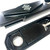 EXTRA LONG BLACK HAYABUSA SWINGARM EXTENSIONS 10-14" OVER 08-12 SUZUKI HAYABUSA