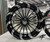 360 FAT TIRE BLACK CONTRAST TORNADO WHEELS SPINNERS 2008-2012 SUZUKI HAYABUSA