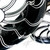 240 FAT TIRE KIT BLACK CONTRAST CHAOS WHEEL BLACK ARM 12-22 KAWASAKI NINJA ZX-14