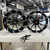 360 FAT TIRE BLACK CONTRAST TORNADO WHEELS SPINNERS 12-24 KAWASAKI NINJA ZX14R