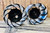 330 BLACK CONTRAST "NINA" FAT TIRE KIT CHROME ARM 09-20 SUZUKI GSXR 1000