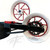 NINJA 360 OSD FAT TIRE KIT WHITE&RED SWITCHBACK WHEELS 06-11 KAWASAKI NINJA ZX14