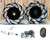 360 BLACK CONTRAST "NINA" FAT TIRE KIT CHROME ARM 08-20 SUZUKI GSXR 600 750