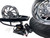 NINJA 240 STEALTH FAT TIRE KIT CHROME PIRANHA WHEELS 06-11 KAWASAKI NINJA ZX-14