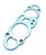 HAYABUSA CHROME DIAMOND CUT GAUGE COVER FOR 2008-2020 SUZUKI HAYABUSA